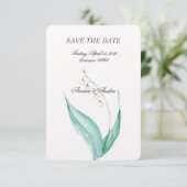 Lelietje-van-dalen Bruiloft Save The Date (Staand voorkant)