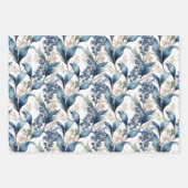 Lelietje-van-dalen en Meidoorn Bloemmotieven Inpakpapier Vel (Voorkant 2)