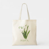 Lelietje-van-dalen, geboortemaandbloem mei tote bag (Achterkant)