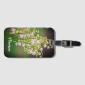 Lelietje-van-dalen gepersonaliseerd bagagelabel (Voorkant (horizontaal))