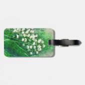 Lelietje-van-dalen gepersonaliseerde bagagelabel (Achterkant horizontaal)