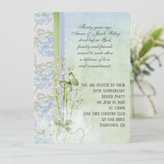 lelietje-van-dalen jubileumfeest kaart (Staand voorkant)