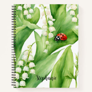 Lelietje-van-dalen Lieveheersbeestje Spiraal Noteb Notitieboek