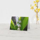 Lelietje-van-dalen Notecard Kaart (Gele Bloem)