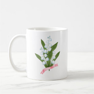 Lelietje-van-dalen, retro koffiemok