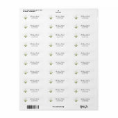 Lelieverf Retouradreslabel Etiket (Full Sheet)