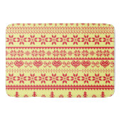 Lelijk Abstract kerstpatroon Badmat (Voorkant)