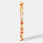 Lelijk Abstract kerstpatroon Case-Mate iPhone Case (Achterkant / Links)