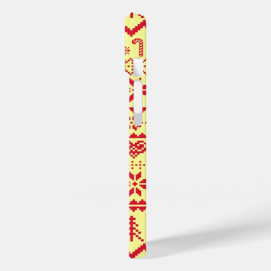 Lelijk Abstract kerstpatroon Case-Mate iPhone Case (Achterkant / Links)