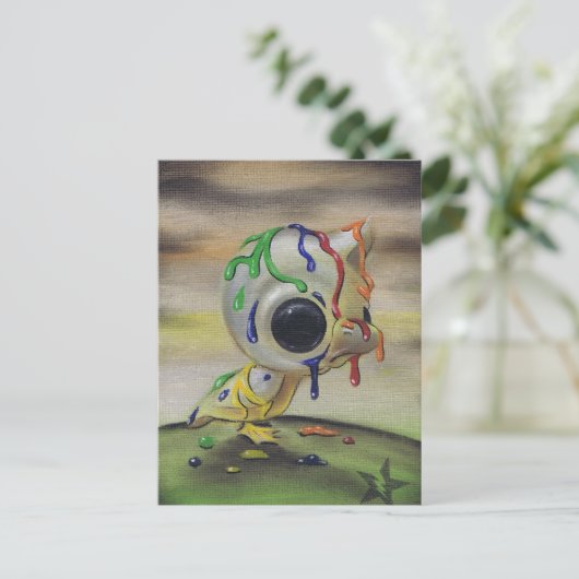 lelijk briefkaart van eenden (Staand voorkant)