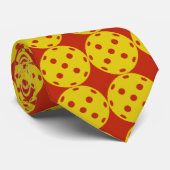 Lelijk Christmas Pickleball Stropdas - Custom Patt (Opgerold)