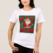 Lelijk en grappig Santa's Design Tri-Blend Shirt (Voorkant)