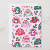 Lelijk en Helder 4 Foto Kerst Trui Collage Feestdagenkaart (Achterkant)