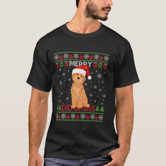 Lelijk Grappig Vrolijk Dogma's Havanese Xmas Hond  T-shirt (Voorkant)