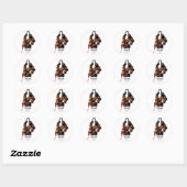 Lelijk is zo lelijk als lelijk ronde sticker (Vel)