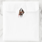 Lelijk is zo lelijk als lelijk ronde sticker (Tas)