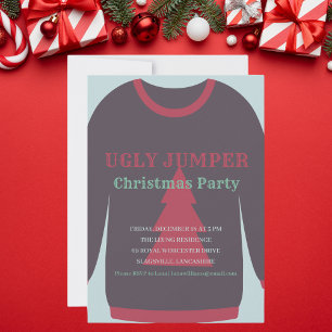 Lelijk Jumper Kerstfeest Kaart
