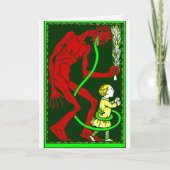 lelijk kerst krampus kind victoriaans (Voorkant)