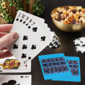 Lelijk Kerst Skipatroon Vakantie Pokerkaarten (Insitu)