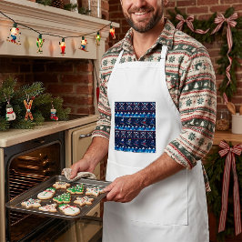 Lelijk Kerst Skipatroon Vakantie Standaard Schort