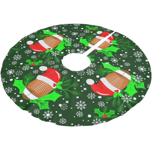 Lelijk Kerstfeest football Sport Santa Xmas Holly Kerstboom Rok (Gekanteld)