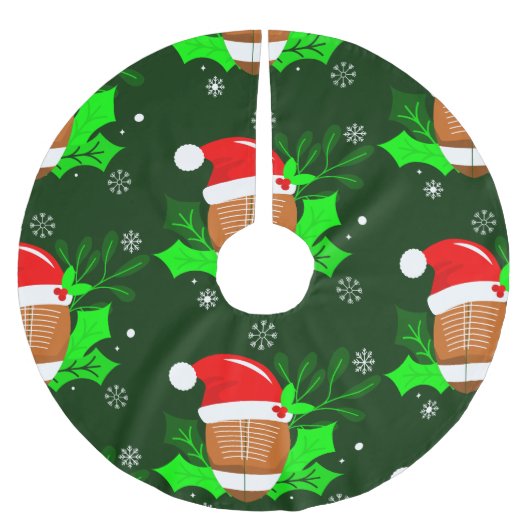 Lelijk Kerstfeest football Sport Xmas Holly Kerstboom Rok (Voorkant)