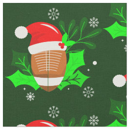Lelijk Kerstfeest football Sport Xmas Holly Stof