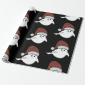 lelijk kerstfeest spooky hotel tapijt cadeaupapier (Uitgerold)