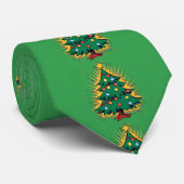 Lelijk kerstfeest stropdas (Opgerold)