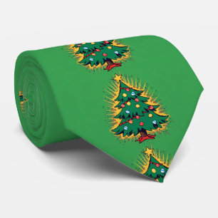 Lelijk kerstfeest stropdas