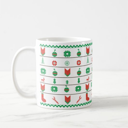 Lelijk Kerstmis Koffiemok (Links)