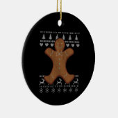 Lelijk Kerstmis - Peperkoek Keramisch Ornament (Rechts)