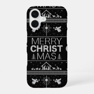 Lelijk Kerstmis T-shirt Elegant Christelijk iPhone 16 Hoesje