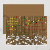 Lelijk Kersttrui Feest Kaart (Voorkant / Achterkant)