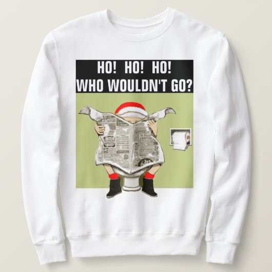 Lelijk kersttrui feest trui (Design voorkant)