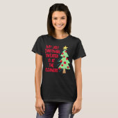 Lelijk Kersttrui Grappig Dames T-Shirt (Voorkant volledig)