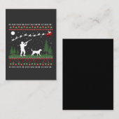 Lelijk kersttrui jachtseizoen Sinterklaas  Notitiekaartje (Voorkant / Achterkant)