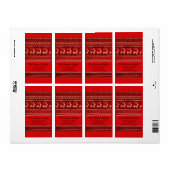 Lelijk Kersttrui met Merry X-Mas Etiket (Full Sheet)