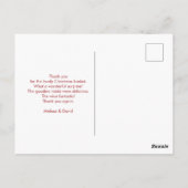 Lelijk Kersttrui Patroon Briefkaart (Achterkant)