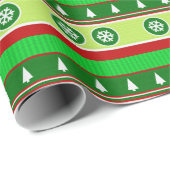 Lelijk Kersttrui Patroon Inpakpapier (Rol Hoek)