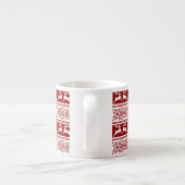 Lelijk Kersttrui Rendier Espresso Kop (Achterkant)