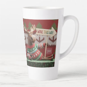 Lelijk Kersttrui Rendier. Wijn deze kant Latte Mok