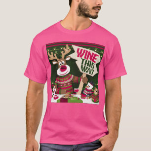 Lelijk Kersttrui vieren met vrienden cadeau T-shirt