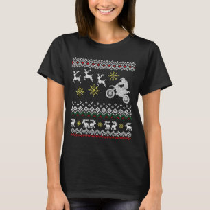 Lelijk kersttrui voor Biker 1 T-shirt