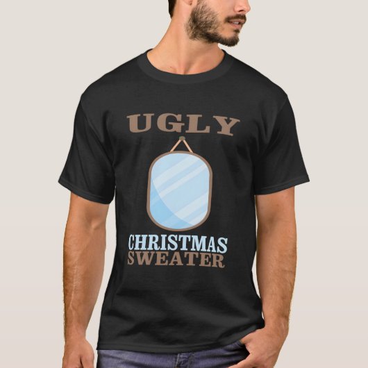 Lelijk Met Spiegel T-shirt (Voorkant)