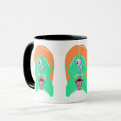 lelijk monster mok (Voorkant links)