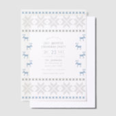 Lelijk T-shirt Kerstfeest Vellum Uitnodigingen (Offset)