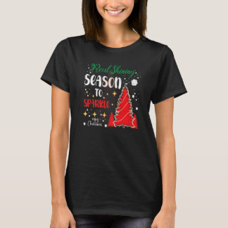 Lelijk T-shirt. Kerstman rendier sneeuwpop Gin T-shirt