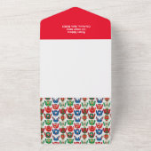 Lelijk Trui Feest Alles in één uitnodiging (Buitenkant)