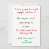 Lelijk Trui Feest Kaart (Achterkant)